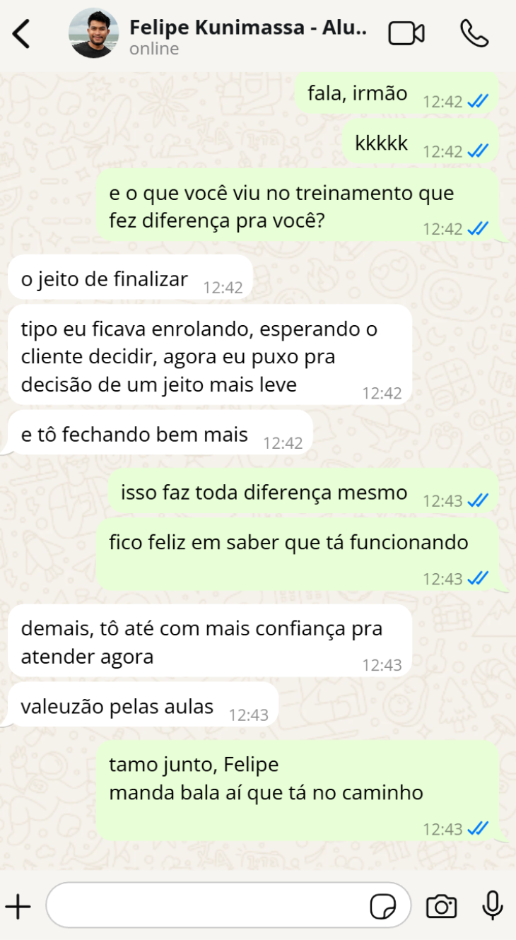 Depoimento Felipe